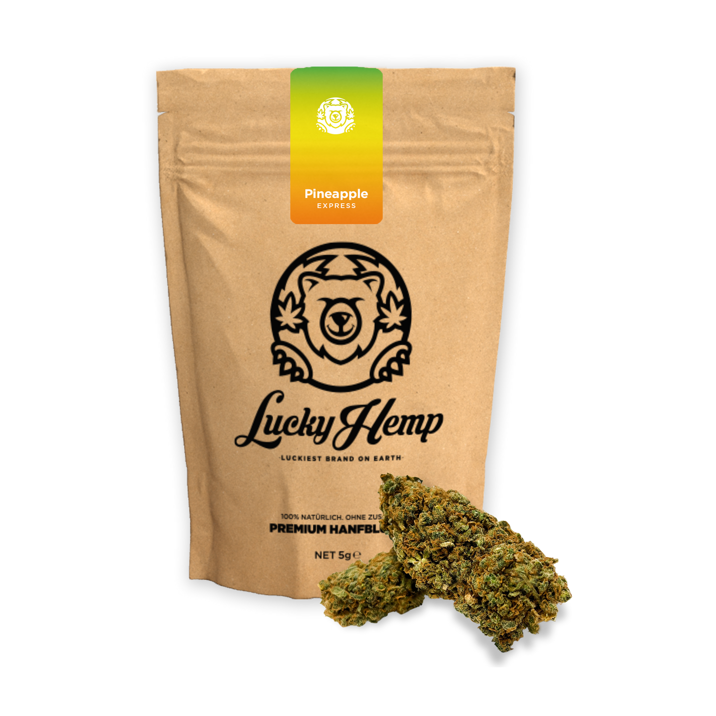 California Pineapple Express Ökopack Blüten Lucky Hemp   